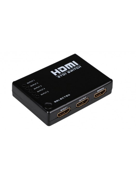 5 port HDMI Switch with IR MT-VIKI SW501S